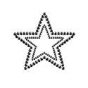 Sextoys, sexshop, loveshop, lingerie sexy : Nippies Cache Seins : Bijoux indiscret - Nippies Cache tétons Etoile noir