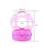 Sextoys, sexshop, loveshop, lingerie sexy : Anneaux Vibrants & Cockring : Anneau Vibrant cockring silicone rose