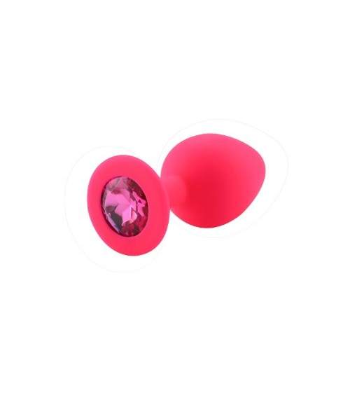 Sextoys, sexshop, loveshop, lingerie sexy : Rosebud - bijou anal : Rosebud silicone rose bijou rose foncé LARGE