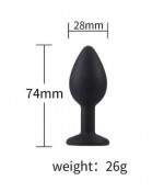 Rosebud silicone violet bijou rose SMALL