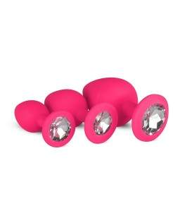 Sextoys, sexshop, loveshop, lingerie sexy : Rosebud - bijou anal : Rosebud silicone rose bijou diamand MEDIUM