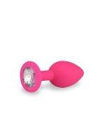 Rosebud silicone noir bijou rose clair SMALL