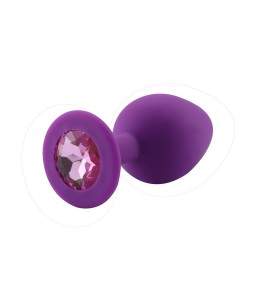 Sextoys, sexshop, loveshop, lingerie sexy : Rosebud - bijou anal : Rosebud silicone violet bijou rose Large