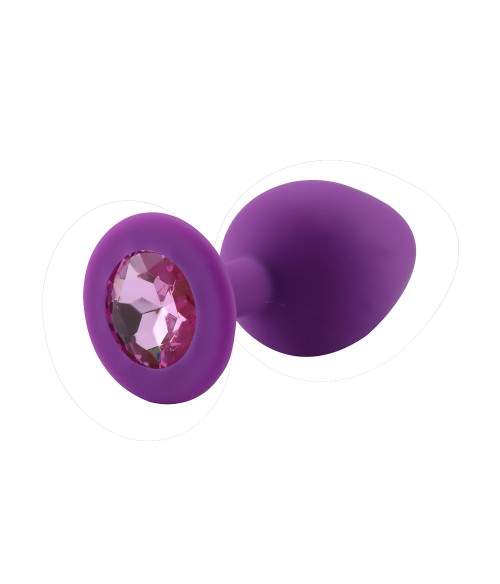 Sextoys, sexshop, loveshop, lingerie sexy : Rosebud - bijou anal : Rosebud silicone violet bijou rose Large