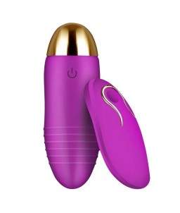 Sextoys, sexshop, loveshop, lingerie sexy : Vibro Oeuf : Oeuf Vibrant à télécommande sans fil violet étanche 12 vitesses USB ...