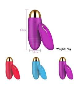 Sextoys, sexshop, loveshop, lingerie sexy : Vibro Oeuf : Oeuf Vibrant à télécommande sans fil violet étanche 12 vitesses USB ...