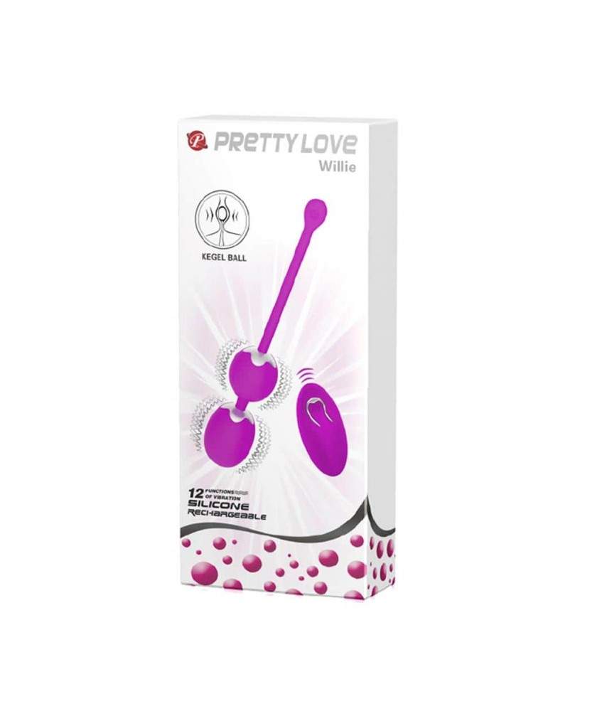 Sextoys, sexshop, loveshop, lingerie sexy : Boules de Geisha : Boules de Geisha télécommandées Pretty Love Willie