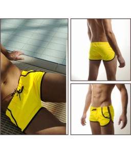 Sextoys, sexshop, loveshop, lingerie sexy : Maillot de Bain Sexy : Maillot de Bain Sexy Jaune en Polyester TAILLE XL