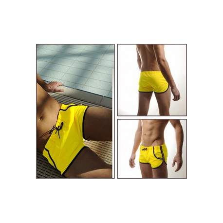 Sextoys, sexshop, loveshop, lingerie sexy : Maillot de Bain Sexy : Maillot de Bain Sexy Jaune en Polyester TAILLE XL