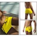 Maillot de Bain Sexy Jaune en Polyester TAILLE XL  SL00131