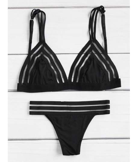 Sextoys, sexshop, loveshop, lingerie sexy : Maillot de bain et bikini : Maillot de bain noir semi transparent S/M