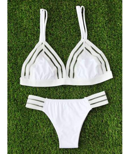Sextoys, sexshop, loveshop, lingerie sexy : Maillot de bain et bikini : Maillot de bain Blanc semi transparent S/M