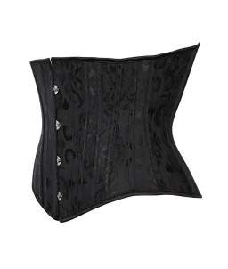 Sextoys, sexshop, loveshop, lingerie sexy : Lingerie sexy grande taille : Corset sexy satin noir 4XL