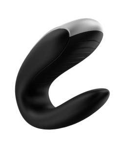 Sextoys, sexshop, loveshop, lingerie sexy : Stimulateur Clitoris : Satisfyer - Double fun noir