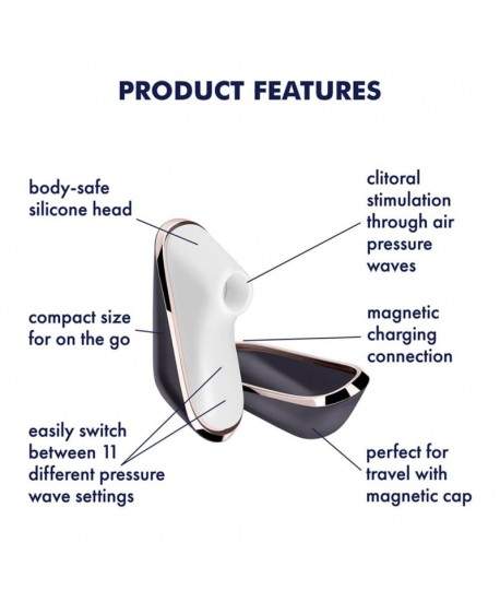 Sextoys, sexshop, loveshop, lingerie sexy : Sextoys luxe : Satisfyer - Traveler