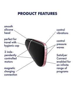 Sextoys, sexshop, loveshop, lingerie sexy : Stimulateur Clitoris : Satisfyer - Love triangle