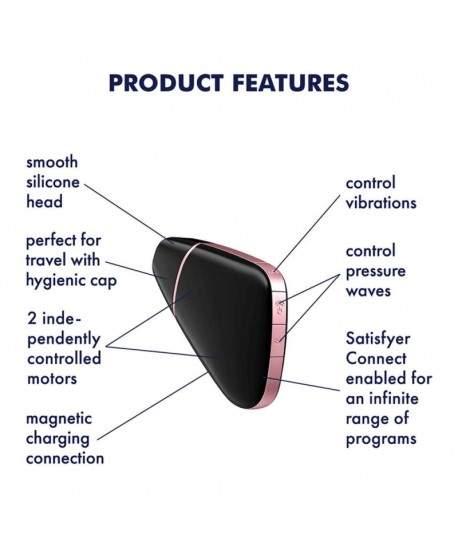 Sextoys, sexshop, loveshop, lingerie sexy : Sextoys luxe : Satisfyer - Love triangle