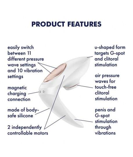 Sextoys, sexshop, loveshop, lingerie sexy : Sextoys luxe : Satisfyer - Pro 4 couples
