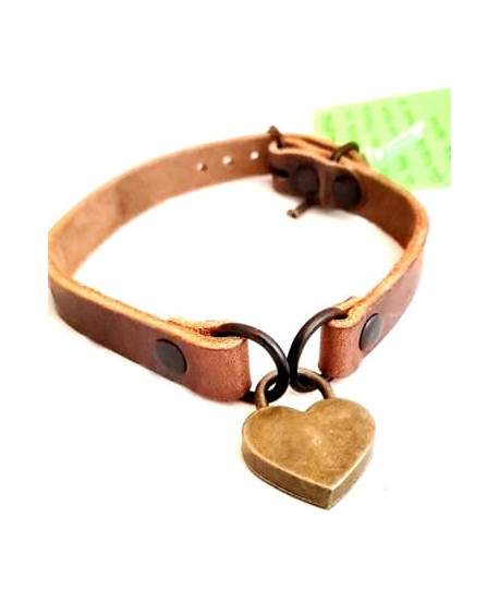 Sextoys, sexshop, loveshop, lingerie sexy : BDSM Luxe : Collier bdsm cuir Cadenas