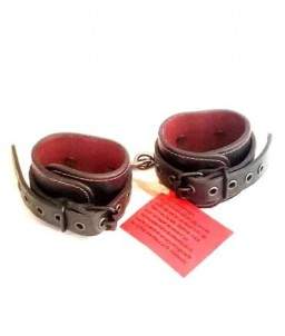 Leather carabiner handcuff...