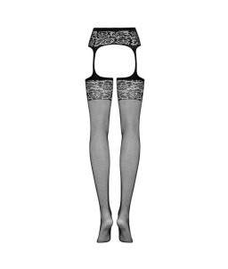 Sextoys, sexshop, loveshop, lingerie sexy : Bas & Collants : Obsessive - Ensemble Sexy bas noir S/M/L