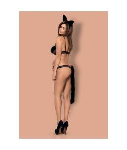 Sextoys, sexshop, loveshop, lingerie sexy : Deguisement Femme sexy : Obsessive - Sexy Costume panthère noir S/M