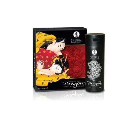 Sextoys, sexshop, loveshop, lingerie sexy : Gel Retardant et spray : Shunga Crème de Virilité Dragon