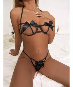 Sextoys, sexshop, loveshop, lingerie sexy : Ensemble lingerie sexy : Ensemble Lingerie sexy noir 36/38