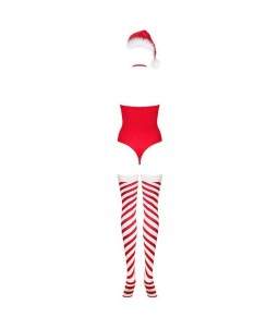 Sextoys, sexshop, loveshop, lingerie sexy : Deguisement noel sexy : Obsessive - Sexy costume body de noel S/M