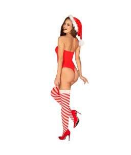 Sextoys, sexshop, loveshop, lingerie sexy : Deguisement noel sexy : Obsessive - Sexy costume body de noel S/M