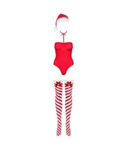 Sextoys, sexshop, loveshop, lingerie sexy : Deguisement noel sexy : Obsessive - Sexy costume body de noel S/M