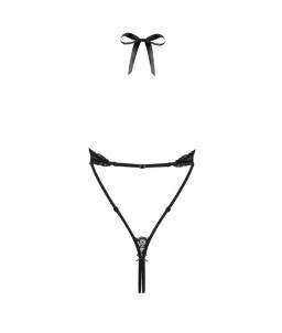 Sextoys, sexshop, loveshop, lingerie sexy : Bodys & Teddys : Obsessive - Body sexy noir S/M