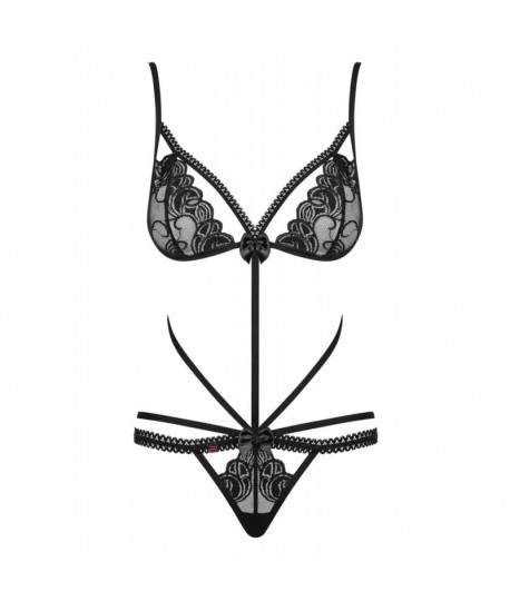 Sextoys, sexshop, loveshop, lingerie sexy : Bodys & Teddys : Obsessive - Body noir Wonderia Sexy S/M
