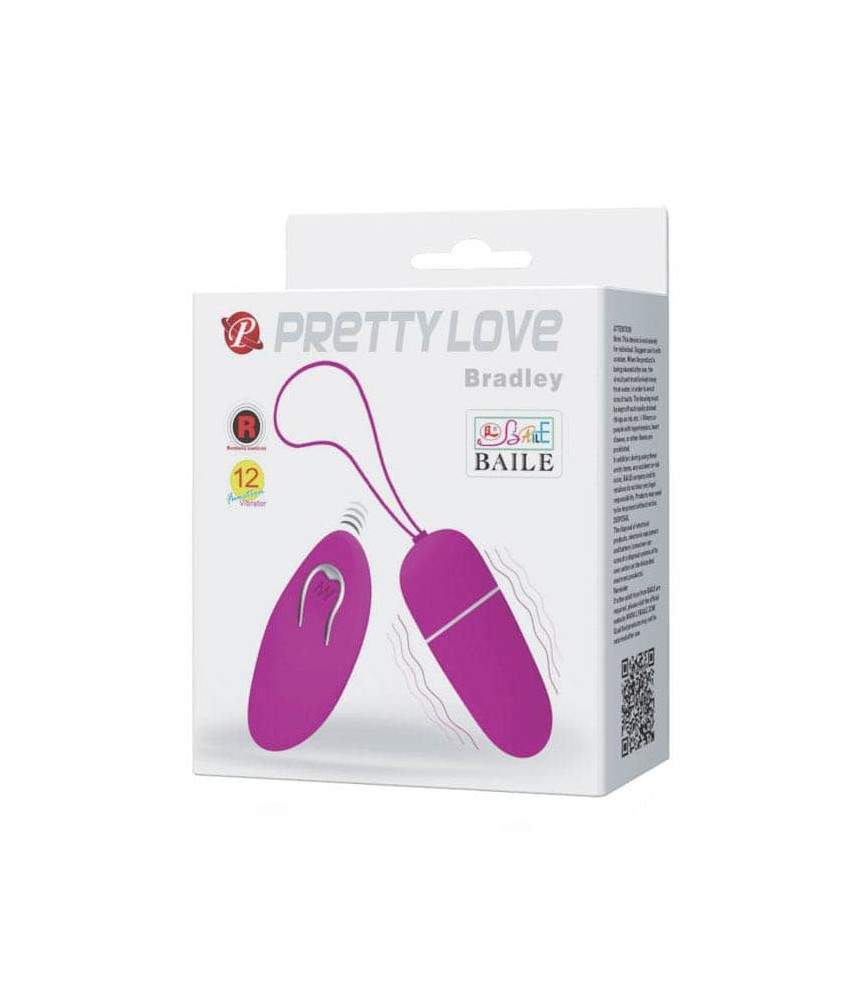 Sextoys, sexshop, loveshop, lingerie sexy : Vibro High Tech : Pretty love -Oeuf Télécommandé Bradley