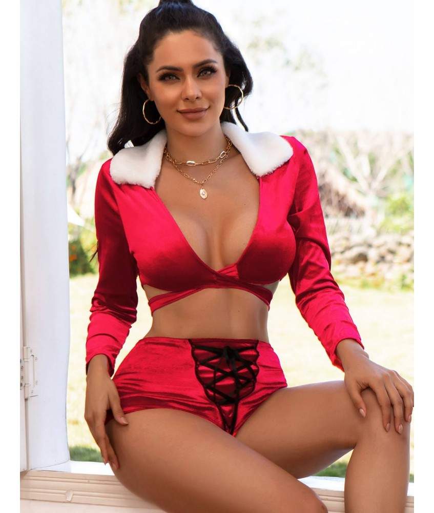 Sextoys, sexshop, loveshop, lingerie sexy : Deguisement noel sexy : Ensemble short sexy mère noël Sextoys, sexshop, loveshop, lingerie sexy : Deguisement noel sexy : Ensemble short sexy mère noël
