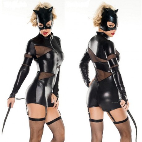 Sextoys, sexshop, loveshop, lingerie sexy : Deguisement Femme sexy : Costume catwoman Combishort Sextoys, sexshop, loveshop, lingerie sexy : Deguisement Femme sexy : Costume catwoman Combishort