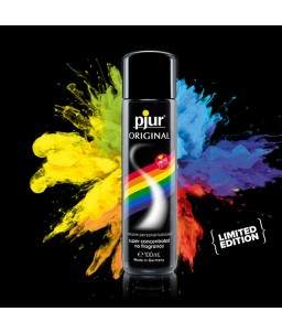 Sextoys, sexshop, loveshop, lingerie sexy : Lubrifiant à base de Silicone : Pjur original rainbow Gel Lubrifiant 100ml