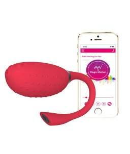 Sextoys, sexshop, loveshop, lingerie sexy : Vibro Oeuf : Magic Motion - magic Fugu rouge