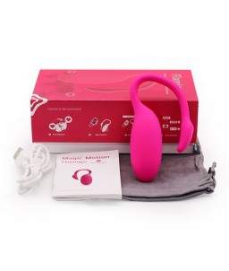 Sextoys, sexshop, loveshop, lingerie sexy : Vibro Oeuf : Magic Motion - Flamingo