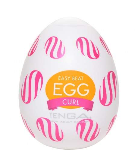 Sextoys, sexshop, loveshop, lingerie sexy : Vagin Artificiel : Masturbateur Tenga Egg Wonder Curl
