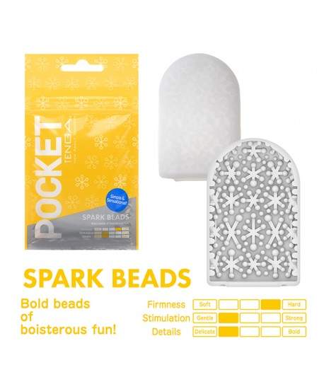 Sextoys, sexshop, loveshop, lingerie sexy : Vagin Artificiel : Masturbateur Tenga Pocket spark Beads