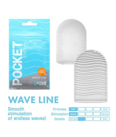 Sextoys, sexshop, loveshop, lingerie sexy : Masturbateur - Vagin Artificiel : Masturbateur Tenga Pocket wave line