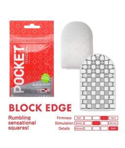 Sextoys, sexshop, loveshop, lingerie sexy : Vagin Artificiel : Masturbateur Tenga Pocket Block edge