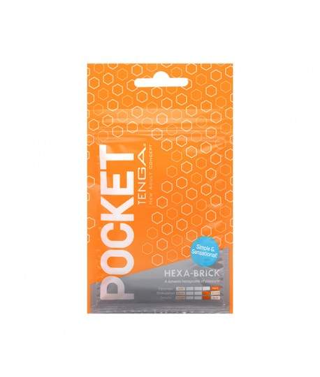 Sextoys, sexshop, loveshop, lingerie sexy : Vagin Artificiel : Masturbateur Tenga Pocket Hexa Brick