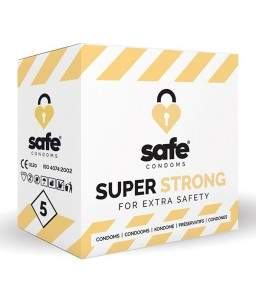 Sextoys, sexshop, loveshop, lingerie sexy : Préservatifs : Préservatifs Super strong Safe X5