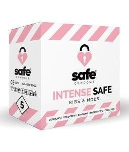 Sextoys, sexshop, loveshop, lingerie sexy : Préservatifs : Préservatifs Intense Safe X5