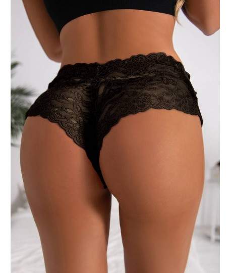 Sextoys, sexshop, loveshop, lingerie sexy : Strings & Boxers : Sexy String dentelle noir avec laçage