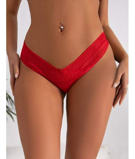 Sextoys, sexshop, loveshop, lingerie sexy : Lingerie sexy ouverte : Sexy String ouvert rouge