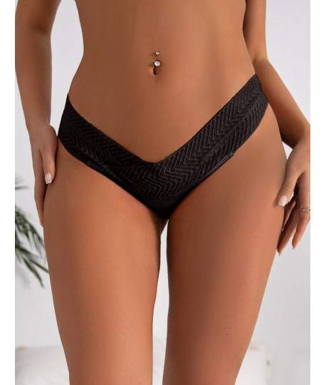 Sextoys, sexshop, loveshop, lingerie sexy : Lingerie sexy ouverte : Sexy String ouvert noir