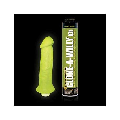 Sextoys, sexshop, loveshop, lingerie sexy : Moulages Intimes : Clone a Willy - Glow In The Dark - Phosphorescent